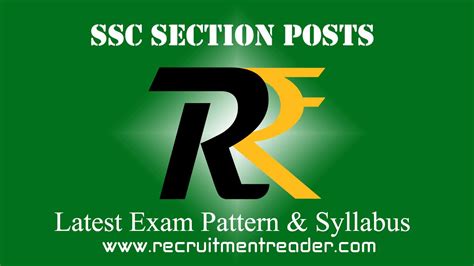 SSC Selection Posts New Exam Syllabus 2022 Phase X PDF RECRUITMENT