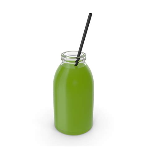 Green Juice Glass Bottle With Straw Png Images And Psds For Download Pixelsquid S120969293