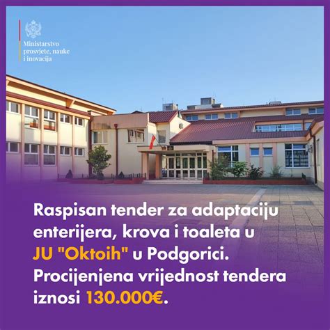 MPNI Raspisan tender za adaptaciju krova i dijela enterijera u OŠ Oktioh