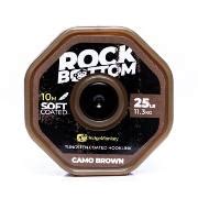 Ridgemonkey Rock Bottom Tungsten Soft Coated Hooklink Camo Brown Lb