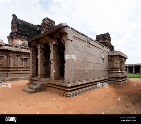 Devi Shrine In The Complex Of Hazara Rama Temple At Hampi State