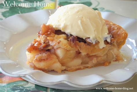 Welcome Home Blog: Caramel Apple Pecan Pie