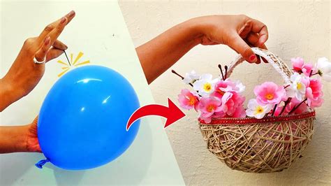 How To Make A Basket Using Balloon Awesome Ideas With Balloon