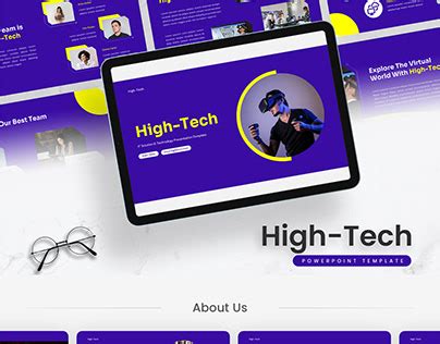 Tech Template Powerpoint Projects :: Photos, videos, logos, illustrations and branding :: Behance