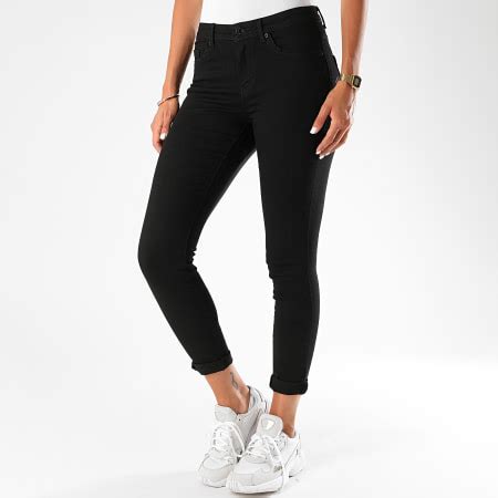 Vero Moda Jean Slim Femme Tanya Noir Laboutiqueofficielle