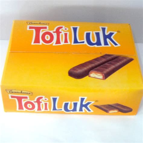 Buy ''TOFILUK'' Chocolate Flavor and Caramel Coated Tofi Luk Biscuit 20g Online at desertcartINDIA