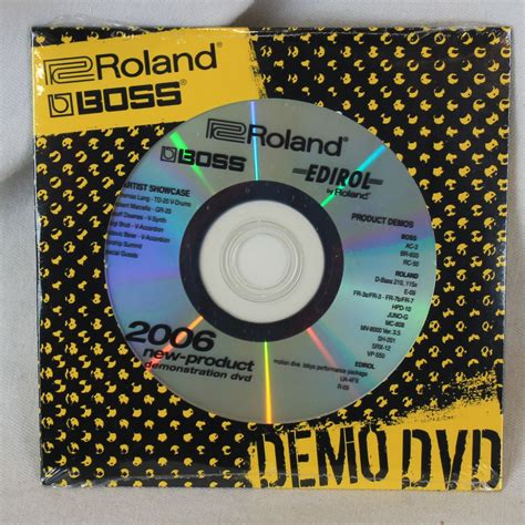 NEW Retro Roland Boss Demo DVD 2006