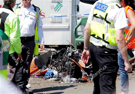 Scene Where Jonathan Howarth Crashed On Editorial Stock Photo Stock