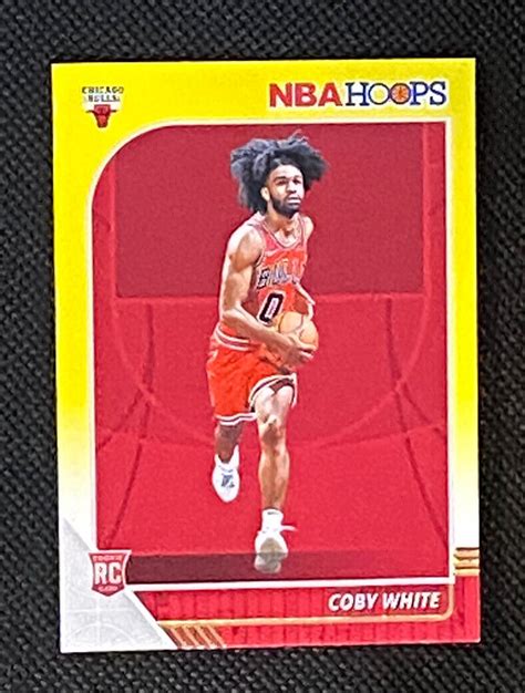 Hoops Rookie Card Coby White Chicago Bulls Unc Rc Sp Ebay