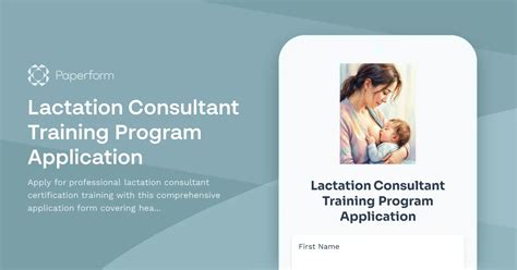Free Lactation Consultant Training