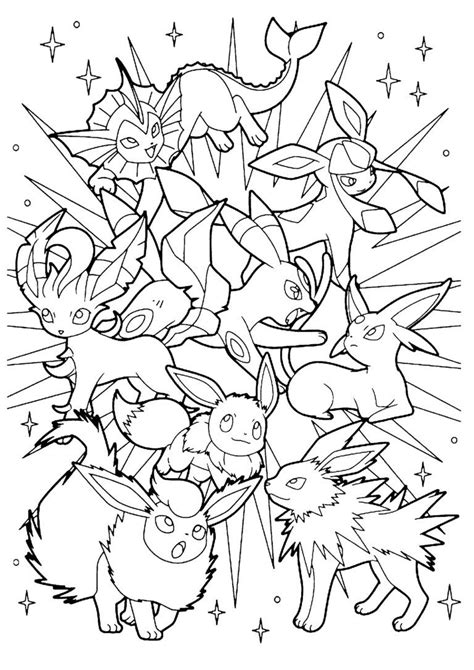 The Best Coloriage Pokemon Evolution Evoli Ideas Eparizi