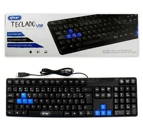 Teclado Usb Knup Kp Click Importados Eletronicos