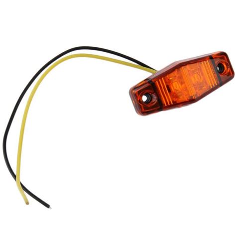 Feu De Gabarit Led V Pour Remorque Et Voiture Orange