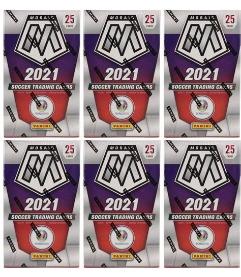 2021 Panini Mosaic UEFA Euro 6x Soccer Cereal Boxes Catawiki