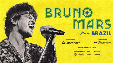 Come To Brazil Bruno Mars Anuncia Quatro Datas Para Shows No Brasil