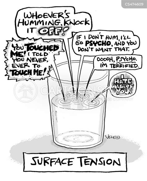 Surface Tension Cartoon