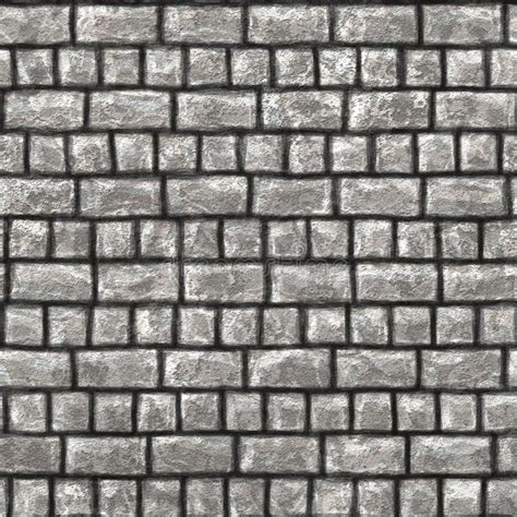 Stone Wall Seamless Texture, Cartoon, 3d Illustration Stock Photo - Image of cobblestone, aged ...