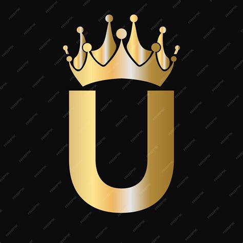 Premium Vector Letter U Crown Logo Template Royal Crown Logotype