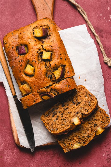 Japanese Sweet Potato Bread Vegan Ellie Likes Cooking