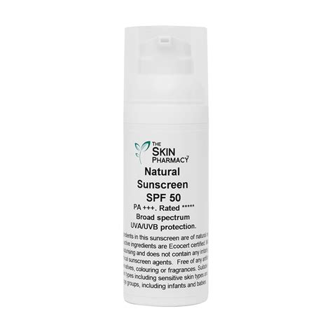 Natural Sunscreen SPF 50 - The Skin Pharmacy