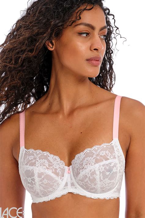 Freya Lingerie Offbeat Beha G L Cup White Lace Lingerie Nl