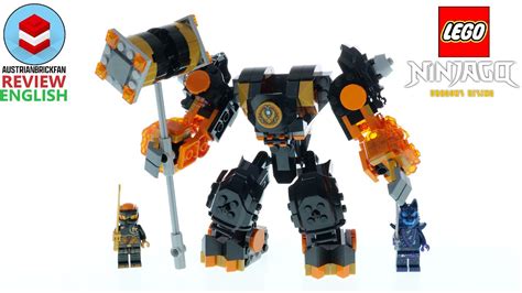 Lego Ninjago 71806 Coles Elemental Earth Mech Review English Youtube