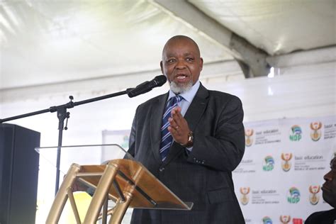 Minister Gwede Mantashe Opens New SJ Skenjana Secondary School - The Bulrushes