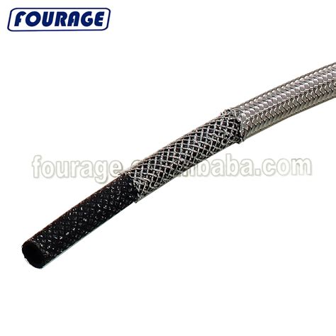 Stainless Steel Braided Cpe Nbr Fuel Line Hose An4 An6 An8 An10 An12