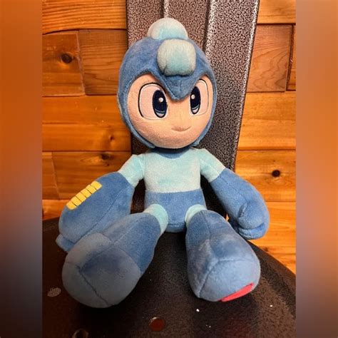 Capcom Toys Capcom Mega Man Plush 1 Inch Sanei Sanei Rare Rockman