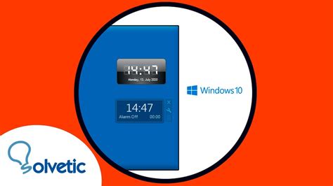 GADGET RELOJ DIGITAL Para Windows 10 YouTube