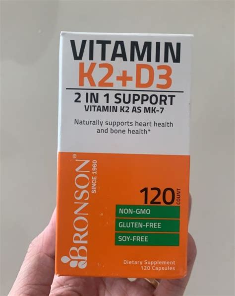 Bronson Vitamin K D In Support Vit K As Mk Capsules