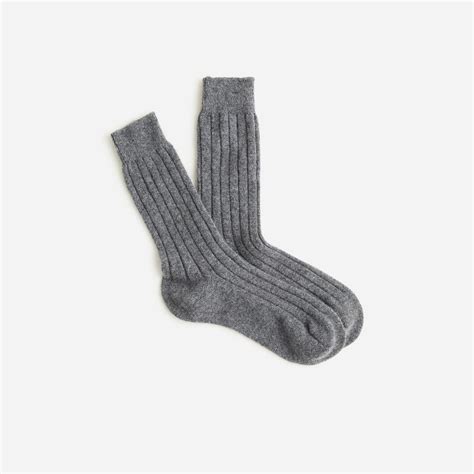 J.Crew Ribbed Cashmere-Blend Socks | Golf Equipment: Clubs, Balls, Bags | GolfDigest.com