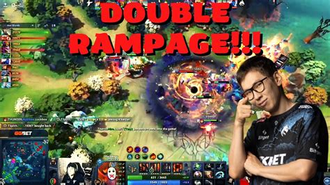 DOUBLE RAMPAGE BY TORONTOTOKYO Team Spirit Vs Thunder TI 11 Dota