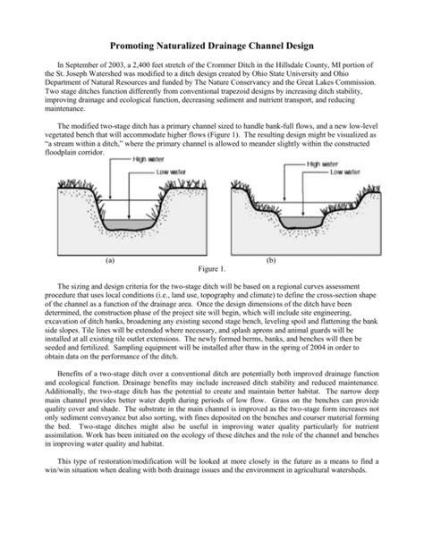 Promoting Naturalized Drainage Channel Design