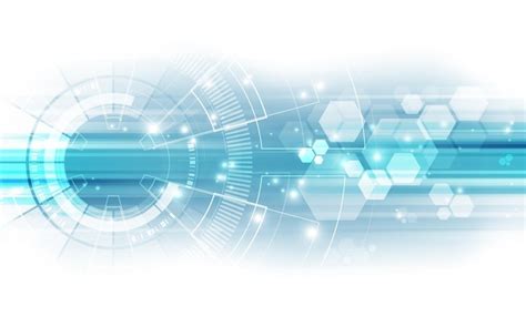 Premium Vector | Abstract vector blue technology concept background ...