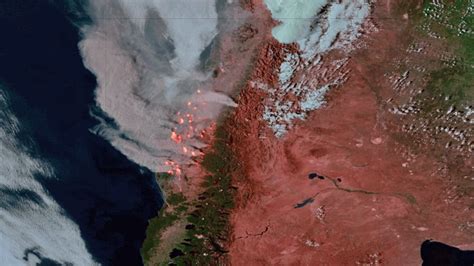 Incendios En Chile Las Imágenes Satelitales Que Muestran La Magnitud