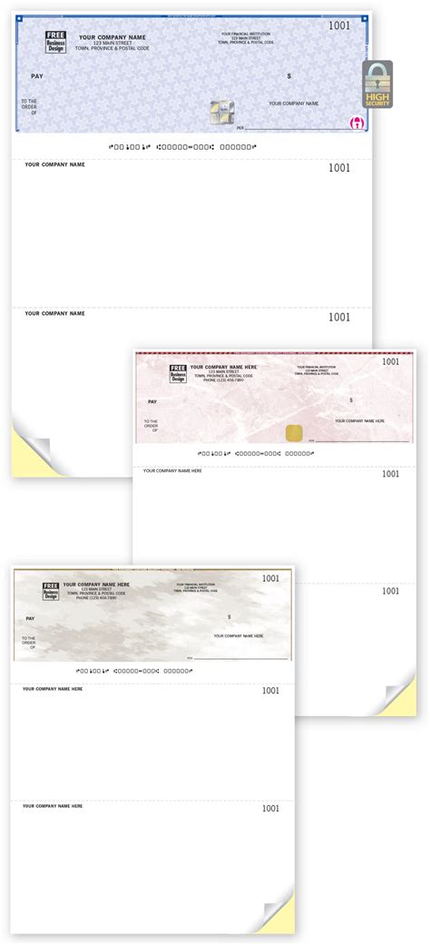 Laser Cheque – Custom Printing