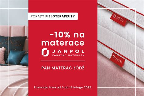 Promocje i porady fizjoterapeuty w salonach Pan Materac w Łodzi Blog