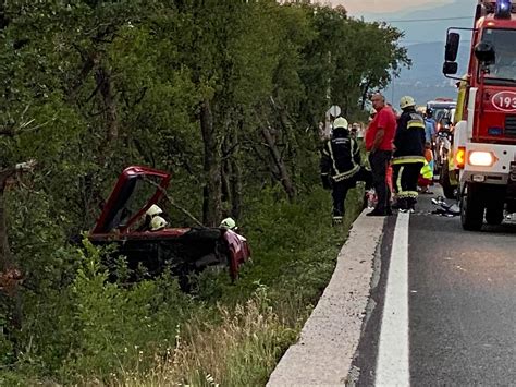 Foto Video Te Ka Prometna Nesre A Na Jadranskoj Magistrali Riportal