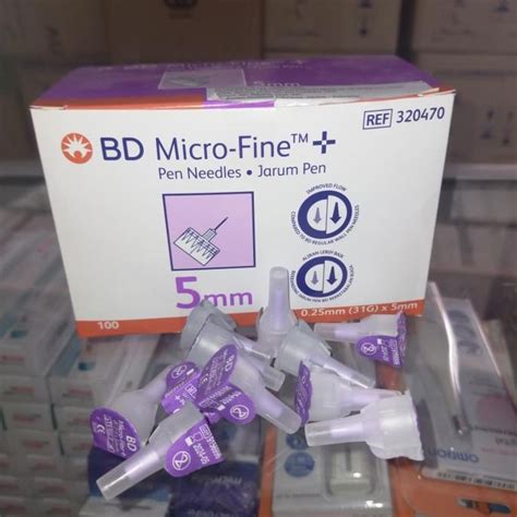 Jual Bd Micro Fine Jarum Insulin Pcs Shopee Indonesia