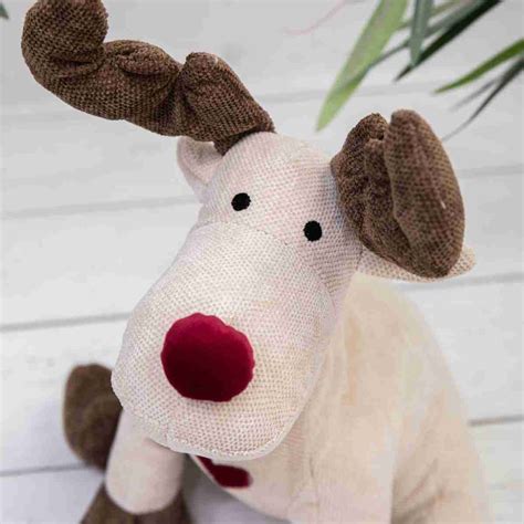 Red Nose Reindeer Doorstop Annibells