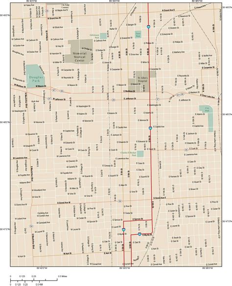 Map Of Springfield Il Streets