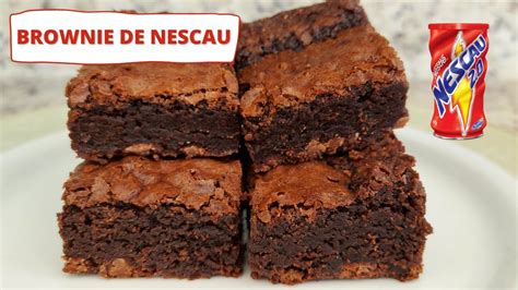 O MELHOR BROWNIE DE NESCAU DO MUNDO GOTAS DE CHOCOLATE SUPER