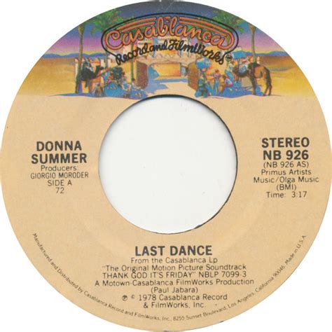 Donna Summer - Last Dance (1978, Vinyl) | Discogs