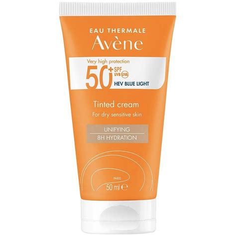 Avene Very High Protection Tinted Fluid Spf Sun Cream For Sensitive