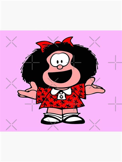 Mafalda La Vie En Rose Poster By Stratoguayota Redbubble