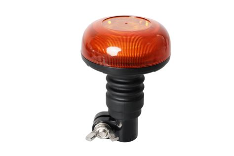 Flashing Warning Light Flexible Din Spigot Pole Mount Led Strobe Amber