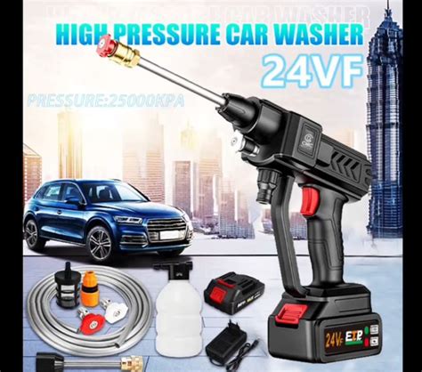 Wireless Car Washer 24V Lithium Battery Portable High Pressure Washer