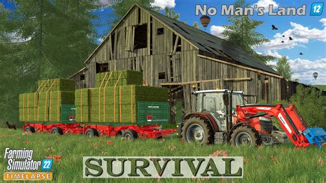 Survival In No Man S Land Hauling Selling Hay Bales Taking Care