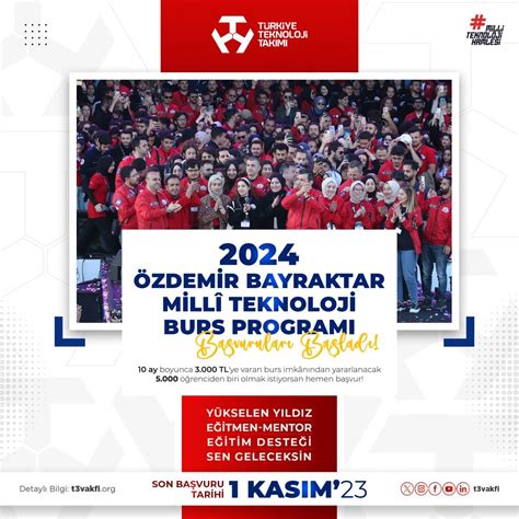 Burs Ofisi Zdem R Bayraktar Milli Teknoloji Burs Program Hakk Nda